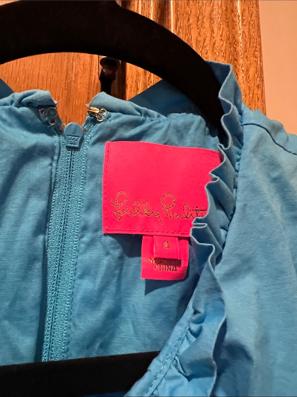 Lilly Pulitzer Elina Stretch Cotton Dress in Cumulus Blue - Picture 2 of 5